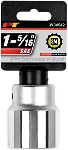 Miniatura 20 de Performance Tool W34855 - Llave de vaso estándar de 12 cantos de 3/4" 55mm