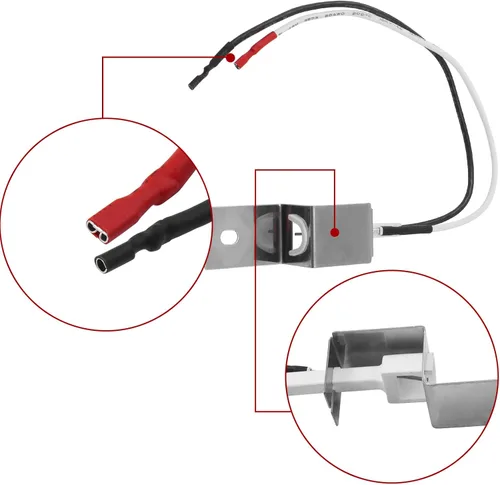 Miniatura 5 de MENSI Kit de encendido de botón de presión Piezo para parrilla, reemplazo de encendedor para Weber 80462 Q100 Q200, para nuevas piezas de parrilla