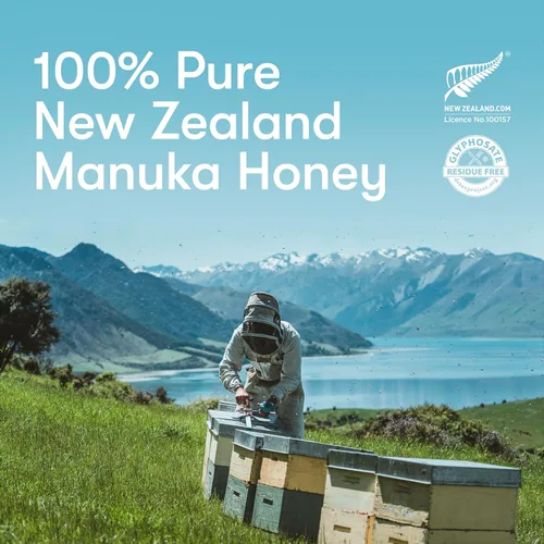 Miniatura 9 de New Zealand Honey Co. Miel de manuka cruda UMF 24+ / MGO 1122+ Certificado UMF 17.6oz Miel cruda pura