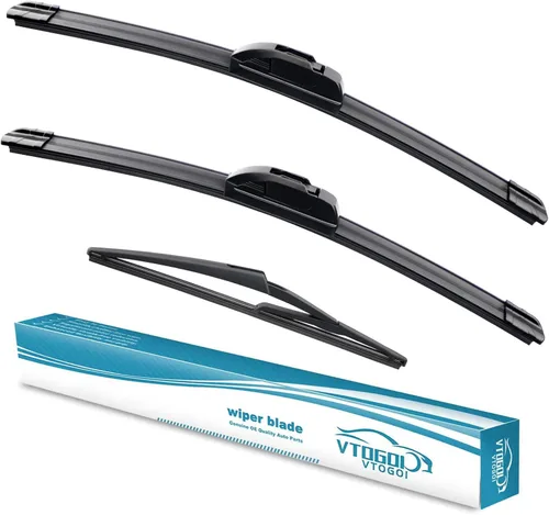 Miniatura 14 de VTOGOI escobillas de limpiaparabrisas con juego de escobillas traseras para BMW X3 2004-2010, repuestos de limpiaparabrisas automotrices, que