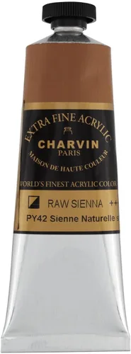 Miniatura 106 de Charvin Pintura acrílica profesional extrafina – verde absenta, tubo de 2.1 fl oz, pigmentos de triple fresado, resistente a la luz, pinturas