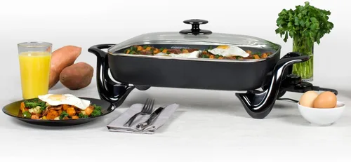 Miniatura 3 de Presto 06852 Sartén eléctrica de 16 pulgadas con tapa de vidrio