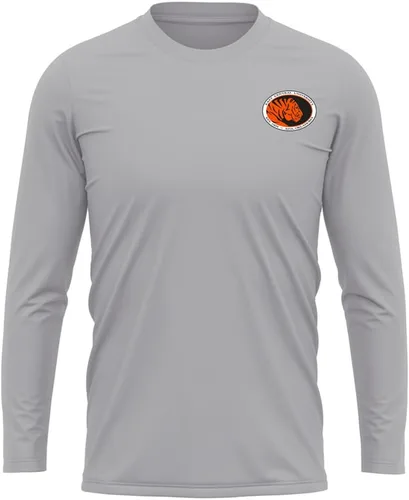Miniatura 274 de Camisa deportiva de manga larga oficial de la NCAA Collegiate para hombre, con logotipo en el pecho izquierdo, colección Athletic Heather