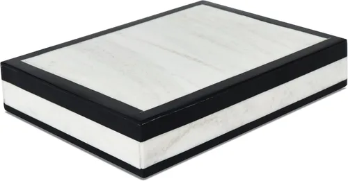 Miniatura 13 de Handicrafts Home Caja de recuerdo decorativa de 8 x 5 – Pequeña caja organizadora con tapa, almacenamiento decorativo Boho, caja de memoria retro
