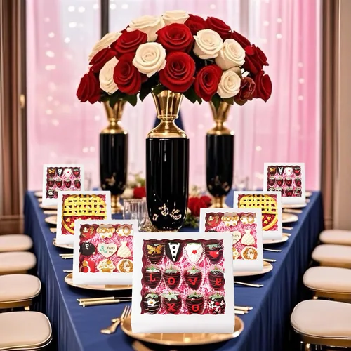 Miniatura 6 de RomanticBaking 28 cajas de panadería de 9 x 9 x 2.5 pulgadas con ventana para pastel, fresas cubiertas de chocolate, corazón quebradizo, galletas