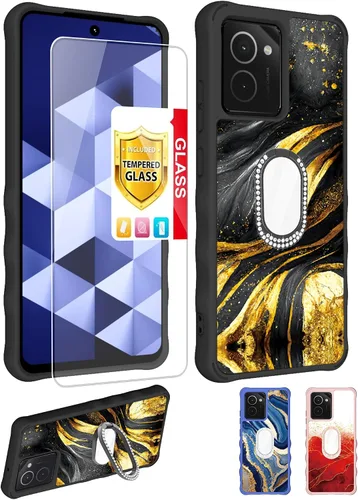 Miniatura 12 de Aroepurt Funda compatible con Gabb Phone 3 Pro Phone Case Stand Cover [Protección gruesa de silicona suave] [Cambio de forma multidireccional 3D]