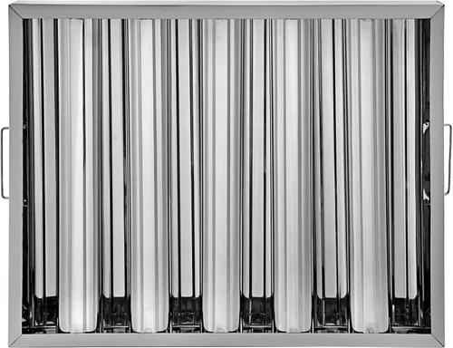 Miniatura 9 de VBENLEM Paquete de 6 filtros de campana de 19.5 pulgadas de ancho x 15.5 pulgadas de alto, filtros de campana comercial de acero inoxidable 430