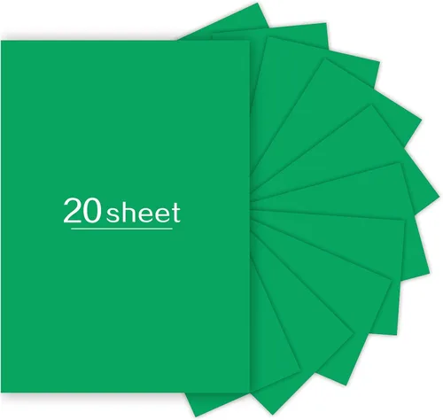 Miniatura 16 de 20 hojas de cartulina de colores de 8.5 x 11 pulgadas, papel de cartulina de colores surtidos de 8.82 oz/m² para manualidades y tarjetas, álbumes