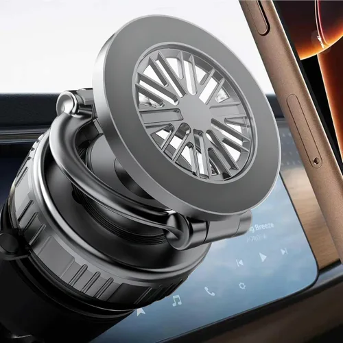 Soporte magnético para teléfono de coche con ventosa fuerte 360° ajustable plegable soporte de teléfono portátil para tu coche/gimnasio/espejo para