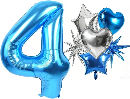 Miniatura 21 de TONIFUL Globo azul marino número 1 de 40 pulgadas de Mylar de gran tamaño azul oscuro digital 1 globo para fiesta de cumpleaños, despedida