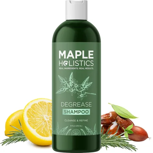 Miniatura 14 de Champú aclarante para cabello graso y cuero cabelludo - Champú de limpieza profunda que elimina la acumulación con aceite de romero - Champú que