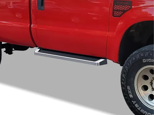 Miniatura 9 de APS - Estribos negros, compatibles con Ford F-150 Regular Cab 2015-2026 y F-250 / F-350 Super Duty 2017-2026