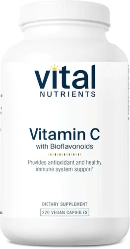 Miniatura 7 de Vital Nutrients Vitamina C con bioflavonoides - Suplemento vegano para apoyo inmunológico* - 1000 mg de vitamina C y 500 mg de bioflavonoides