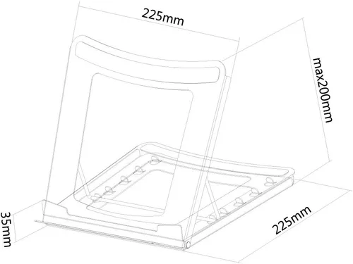 Miniatura 23 de Newstar NSLS075BLACK - Soporte elevado para portátil (aluminio), color negro