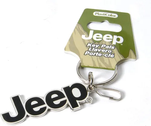 Plasticolor Llavero esmaltado con logotipo de Jeep