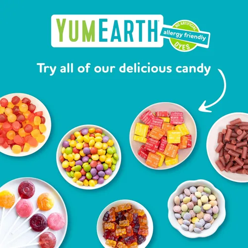 Miniatura 7 de YumEarth - Paquete variado de paletas orgánicas, 60 paletas favoritas con sabor a frutas, aptas para alérgicos, sin gluten, sin organismos