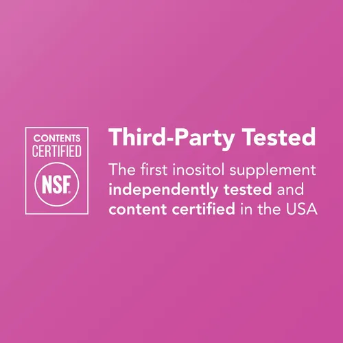 Miniatura 4 de Theralogix Ovasitol - Suplemento de mio-inositol y D-chiro Inositol en polvo, para equilibrio hormonal y apoyo de la función ovárica, certificado