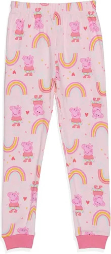 Miniatura 4 de Peppa Pig - Pijama para niñas pequeñas, conjunto de pijama de 2 piezas para niños, Multi colorido