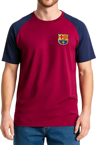 Miniatura 9 de Icon Sports Camiseta con licencia oficial del FC Barcelona para el Día del Juego, unisex para adultos Fcb101pf-borgoña