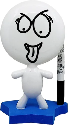 Miniatura 4 de Los mejores regalos de oficina – TITTO Star, Draw Your Ideas – Muñeca de pizarra blanca de cerámica – Regalo de regreso a la escuela – Diseño