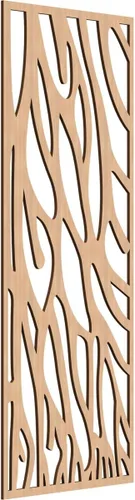 Miniatura 174 de 9 3/8"W x 24 3/8"H x 1/4"T Bristol Decorativos Paneles de Pared de Madera Calado, Cereza