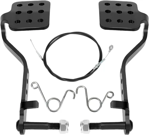GREHUA Pedal y cable de acelerador de Go Kart compatible con Predator 212 cc 196 cc 6.5 hp Road Rocket Manco Kandi Carter Azusa Go Kart Vintage Negro