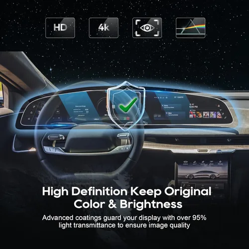 Miniatura 5 de LFOTPP Protector de pantalla para pantalla táctil Lucid Air 2022 2023 2024 2025 de plástico Lucid Air 2022-2025