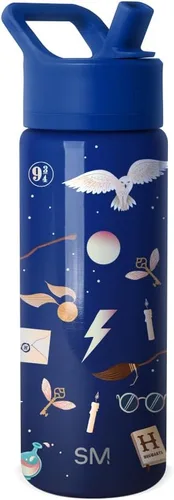 Miniatura 44 de Simple Modern - Botella de agua para niños Summit con tapa con pajilla Taza de acero inoxidable aislada de 14 onzas de Marvel Spider Man