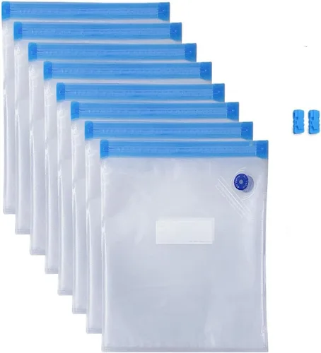 Sous Vide - Bolsas reutilizables sin BPA con sellado al vacío para almacenamiento de alimentos, congelación, bolsa de almacenamiento al vacío para