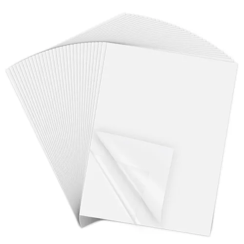 Miniatura 9 de 30 hojas de cinta adhesiva transparente de doble cara tamaño A4 de 8.3 x 11.5 pulgadas, cinta adhesiva súper fuerte, arte de bricolaje