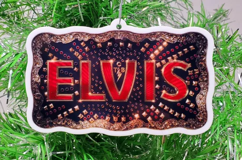 Miniatura 3 de Elvis El Rey del Rock and Roll - Adorno navideño (E15)