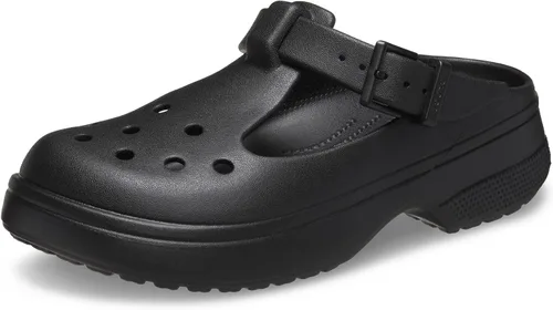 Crocs Zuecos clásicos Mary Jane para mujer Negro