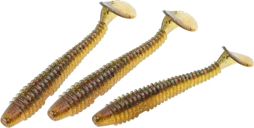 Miniatura 40 de RUNCL Swimbaits - Paleta de 10/20/30/40 unidades, cola de paleta de 5/4/3/2 pulgadas, señuelo suave para lubina de trucha, cebo de plástico duradero