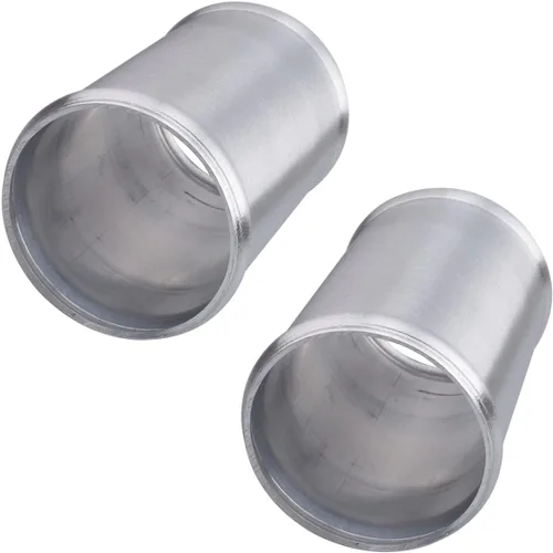 Miniatura 4 de AC PERFORMANCE Conector de tubo de silicona de unión de manguera de aleación de aluminio de 2.5" (63mm) OD, longitud de 4" (100mm), paquete de 2