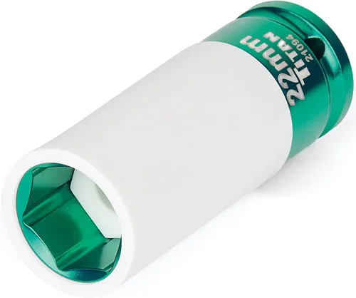 Miniatura 9 de Titan 21091 - Llave de vaso de impacto de 17 mm de 1/2 pulgada sin marcas para tuerca de rosca profunda