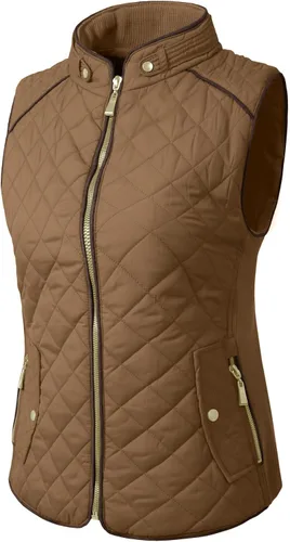 Miniatura 2 de NE PEOPLE Chaleco ligero acolchado con cremallera para mujer (S-3XL)