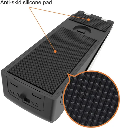 Miniatura 8 de Paquete de 2 alarmas portátiles de tope de puerta y cerradura de puerta, dispositivos mejorados de seguridad para el hogar, tope de puerta