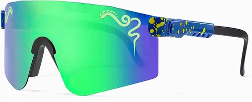 Miniatura 9 de Gafas de ciclismo para mujeres y hombres jóvenes, lentes de sol de béisbol UV400, ideales para senderismo, correr, pesca, esquí