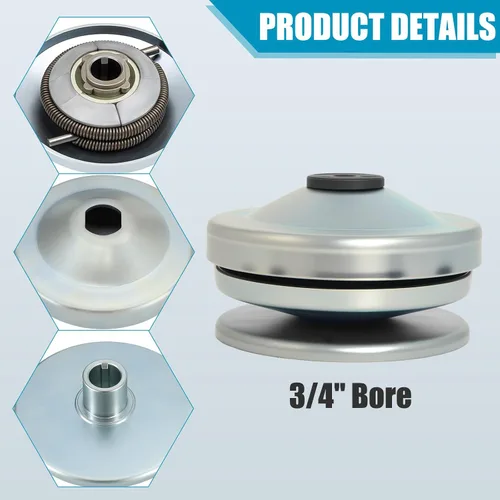 Miniatura 2 de Embrague convertidor de par serie 30, embrague Go Kart de 3/4 pulgadas con correa de transmisión Go Cart 203589 para compatible con Comet 219552