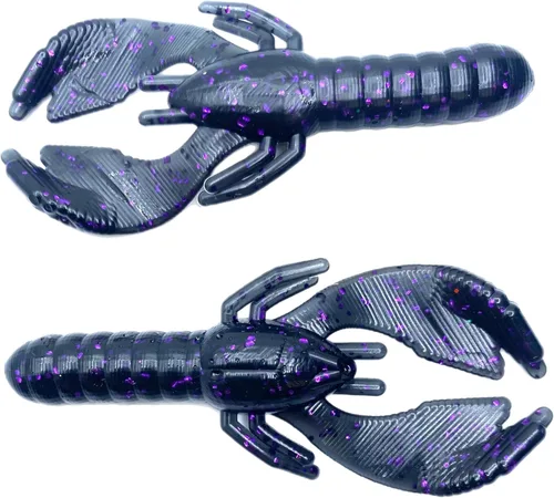 Miniatura 10 de Phat Pak Baits - Beasty Bug Jr Ned Rig Craw Finesse Bass Señuelo de pesca de plástico suave 20ct 2.8" Paquete de variedades