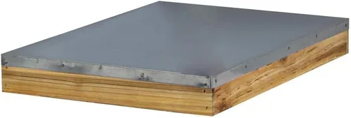Miniatura 2 de Hoover Hives Kit de 8 piezas de colmena Langstroth sumergido en cera de abeja 100% incluye cubierta superior telescópica, escape de abeja ovalada