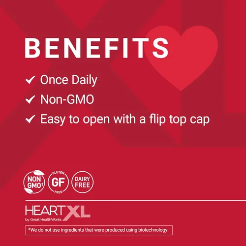 Miniatura 3 de HeartXL Omega-7 Blend Apoyo a la salud cardiovascular - Promueve el metabolismo saludable - Suplemento de salud cardíaca sin gluten - 30 geles suaves