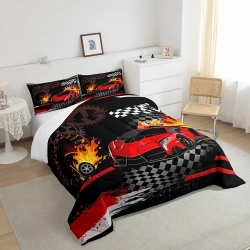 Miniatura 51 de Feelyou Juego de edredón de baloncesto para niñas y niños, juego de ropa de cama con juegos de pelota, decoración de habitación, regalo para amantes
