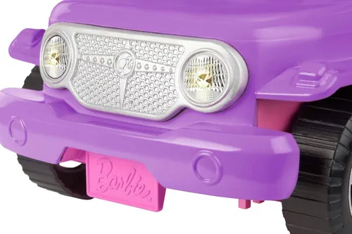 Miniatura 3 de Barbie - Vehículo todo terreno, color morado con asientos rosados y ruedas giratorias, 2 asientos, regalo para niños de 3 a 7 años