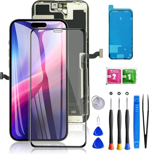 Miniatura 23 de Para iPhone 8/SE 2020 [2ª generación] Reemplazo de pantalla negro de 4.7 pulgadas, pantalla LCD Bsz4uov digitalizador de pantalla táctil, adhesivo