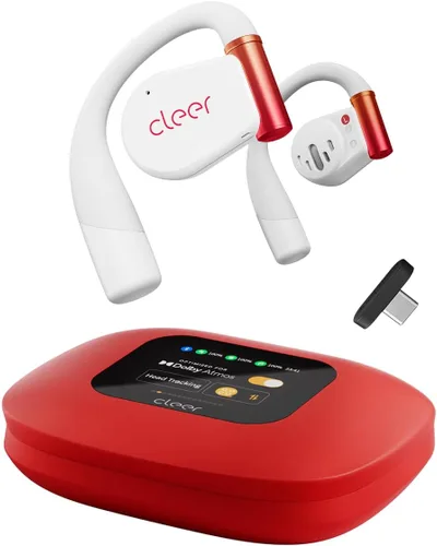 Miniatura 10 de Cleer ARC 3 - Audífonos de oreja abierta – Dolby Audio, Snapdragon Sound auriculares verdaderamente inalámbricos, batería de 50 horas, Bluetooth Rosa
