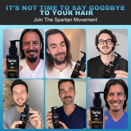 Miniatura 7 de Champú Activador de Raíces para Hombres - Sistema Fortalecedor y Suavizante para Cabello Fino y Canoso - Añade Volumen y Nutre las Mechas - Para