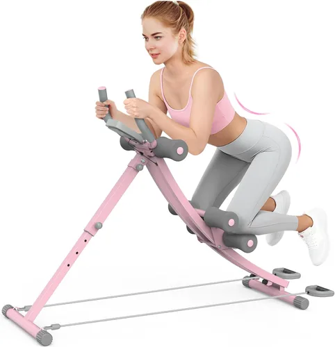 Miniatura 9 de Ab Workout Equipment, Ab Machine for Women, Adjustable Core Abdominal Exercise Fitness Equipment, Foldable Waist Trainer Ab Crunch Home Gym Systems