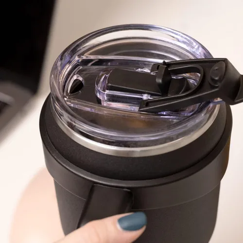 Miniatura 6 de Hydrapeak Roadster - Botella de agua de acero inoxidable de 40 onzas con aislamiento al vacío de doble pared con asa y tapa con popote 2 en 1