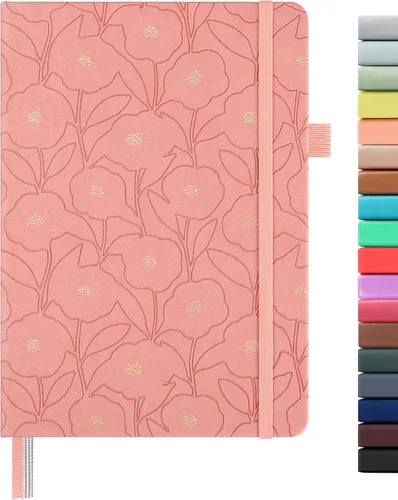 Miniatura 38 de &And Per Se - Cuaderno en blanco, 160 páginas, 5.7 x 8 pulgadas, cuaderno de rayas estrechas con papel grueso para escribir, cuaderno de tapa dura